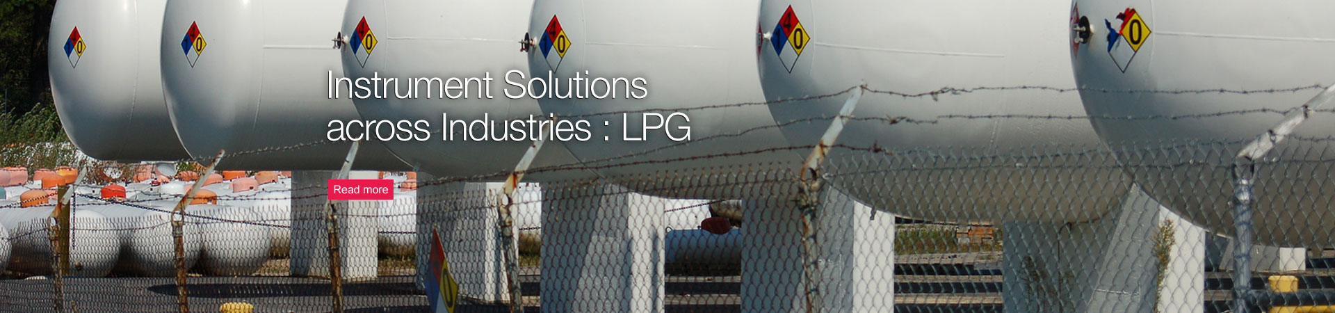 Instrument Solutions across Industries : LPG