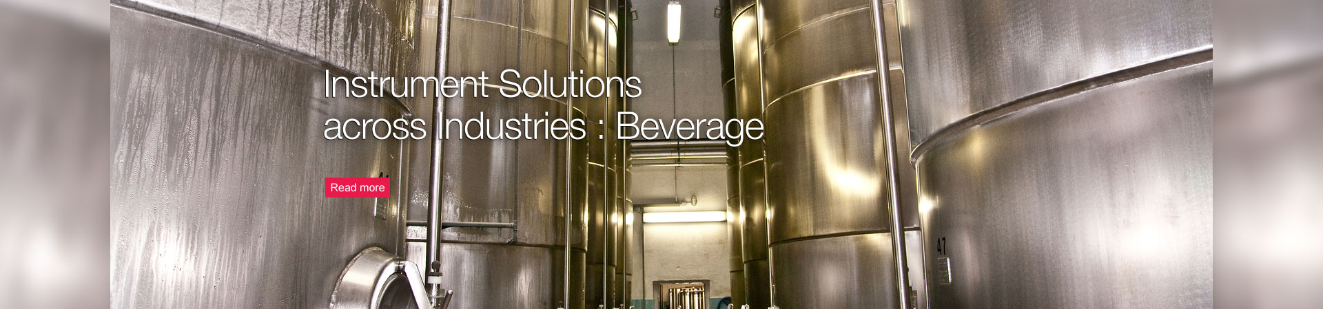 Instrument Solutions across Industries : Beverage